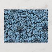 William Morris Floral Pattern Bird Anenome Postkarte (Vorderseite)