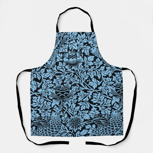 William Morris Floral Pattern Bird Anenome Schürze (Vorderseite)