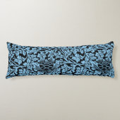 William Morris Floral Pattern Bird Anenome Seitenschläferkissen (Vorderseite)