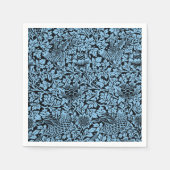 William Morris Floral Pattern Bird Anenome Serviette (Vorderseite)