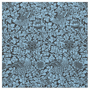 William Morris Floral Pattern Bird Anenome Stoff