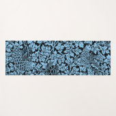 William Morris Floral Pattern Bird Anenome Yogamatte (Vorderseite (Horizontal))