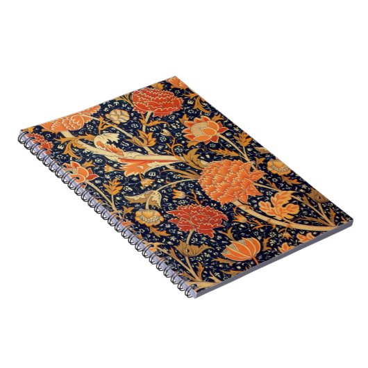 William Morris Floral Pattern Foto Notizblock (Rechte Seite)