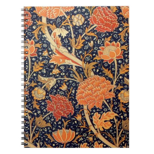William Morris Floral Pattern Foto Notizblock (Vorderseite)