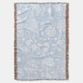 William Morris Floral Pattern in Blue Decke (Vorderseite Vertikal)