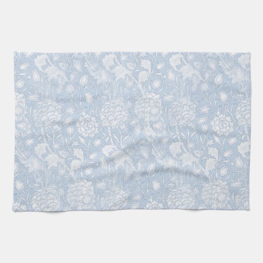 William Morris Floral Pattern in Blue Geschirrtuch (Horizontal)