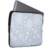 William Morris Floral Pattern in Blue Laptopschutzhülle (Vorne Rechts)