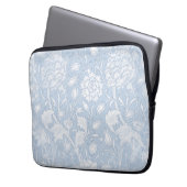 William Morris Floral Pattern in Blue Laptopschutzhülle (Vorderseite Links)
