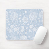 William Morris floral Pattern in Blue Mouse Pad Mousepad (Mit Mouse)