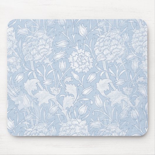 William Morris floral Pattern in Blue Mouse Pad Mousepad (Vorne)