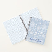 William Morris Floral Pattern in Blue Notizblock (Innenseite)