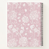 William Morris Floral Pattern in einem rosa Notebo Notizblock (Rückseite)