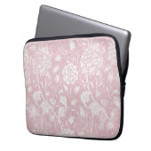 William Morris Floral Pattern in Pink Laptopschutzhülle (Vorderseite Links)