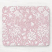 William Morris Floral Pattern in Pink Mousepad (Vorne)