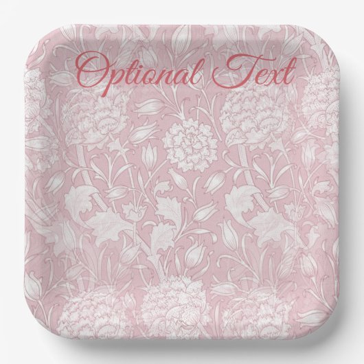 William Morris floral Pattern in Pink Paper Teller (Vorderseite)