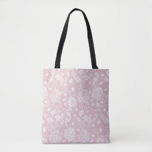 William Morris Floral Pattern in Pink Tasche