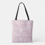 William Morris Floral Pattern in Pink Tasche (Rückseite)