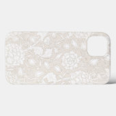William Morris Floral Pattern in Sepia Case-Mate iPhone Hülle (Rückseite (Horizontal))