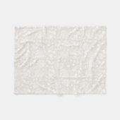 William Morris Floral Pattern in Sepia Fleecedecke (Vorderseite (Horizontal))