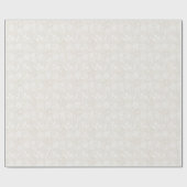 William Morris Floral Pattern in Sepia Geschenkpapier (Flach)