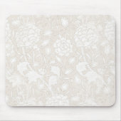 William Morris Floral Pattern in Sepia Mousepad (Vorne)