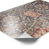 William Morris Floral Pattern Vintag Fotodruck (Ecke)