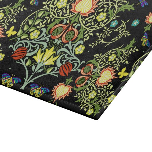 William Morris Floral Schneidebrett (Ecke)