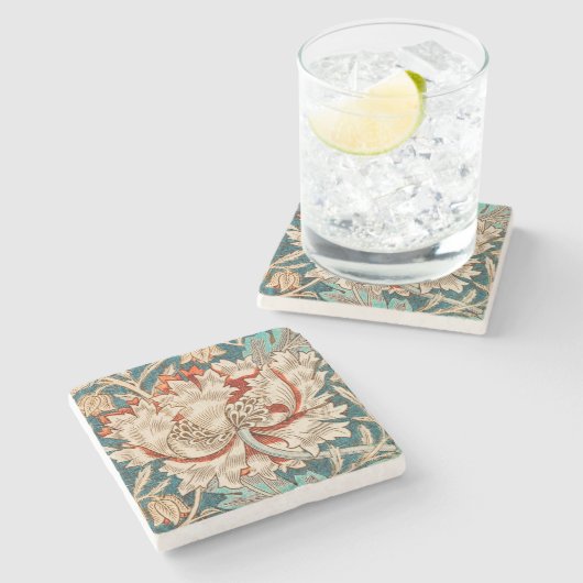 William Morris Floral Untersetzer (Seitenansicht)