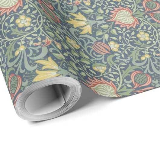 William Morris Floral Vintag Persian Pattern Geschenkpapier (Rolleneckpunkt)