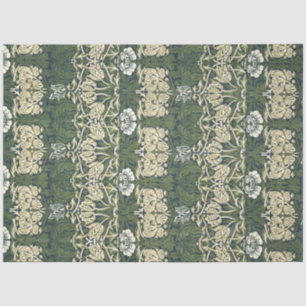 William Morris Floral Vintage Art Tulpe und Rose Seidenpapier