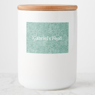 William Morris Floral Wallpaper Lebensmitteletikett