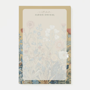 William Morris Floral Wildblumen Vintage Persönlic Post-it Klebezettel