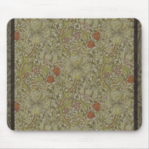 William Morris Florales Lilien-Weiden-Kunstposterd Mousepad
