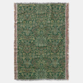 William Morris Flower Garden-Greens Decke (Vorderseite Vertikal)
