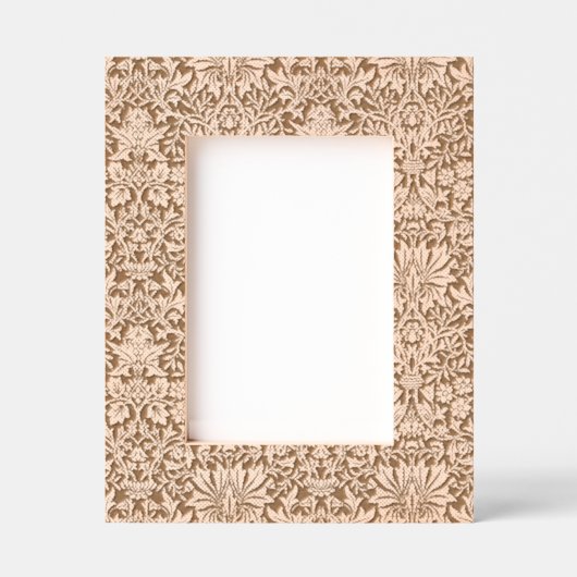 William Morris Flower Garden-Greens Geätzte Rahmen (Vorderseite)