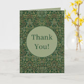 William Morris Flower Garden-Greens Karte (Gelbe Blume)