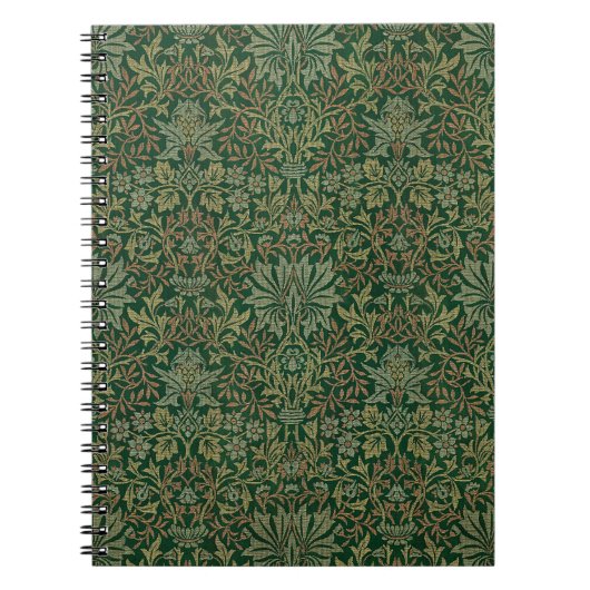 William Morris Flower Garden-Greens Notizblock (Vorderseite)