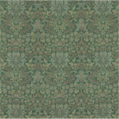 William Morris Flower Garden-Grün Aufkleber (Vorderseite)