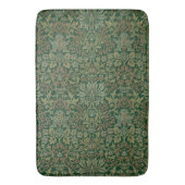 William Morris Flower Garden-Grün Badematte (Vorderseite Vertikal)