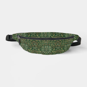 William Morris Flower Garden-Grün Bauchtasche