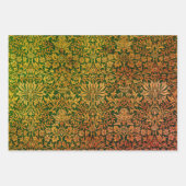 William Morris Flower Garden-Grün Geschenkpapier Set (Vorderseite 3)