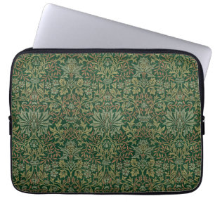 William Morris Flower Garden-Grün Laptopschutzhülle