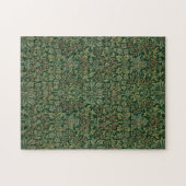 William Morris Flower Garden-Grün Puzzle (Horizontal)