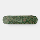 William Morris Flower Garden-Grün Skateboard (Horizontal)