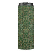 William Morris Flower Garden-Grün Thermosbecher (Rückseite)