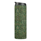 William Morris Flower Garden-Grün Thermosbecher (Nach rechts gedreht)