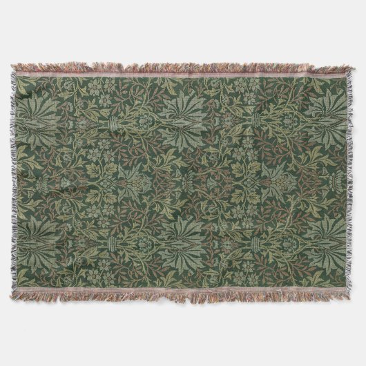 William Morris Flower Garden Tapestry Classic Decke (Vorderseite)