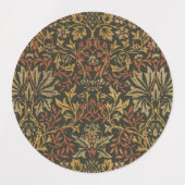 William Morris Flower Garden Tapestry Etiketten (Design 2)