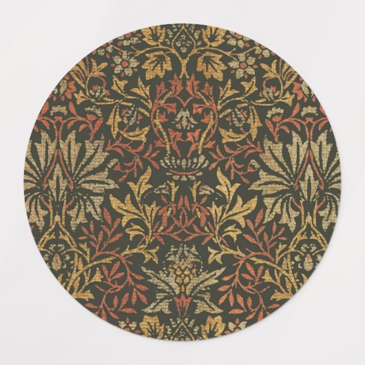William Morris Flower Garden Tapestry Etiketten (Design 2)