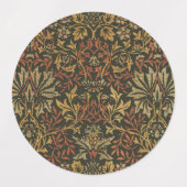 William Morris Flower Garden Tapestry Etiketten (Design 1)